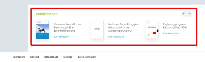 Bereich Publikationen