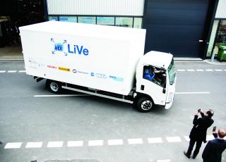 Primotyp LiVe1 | © BPW/Christian Schürmann Darstellung eines weißen Lkw